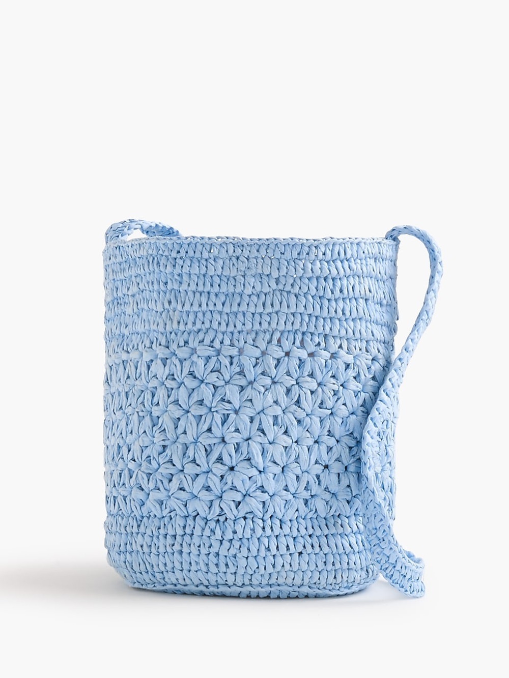 Jcrew Floral Woven Bucket Bag